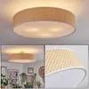 Mels Deckenlampe aus Metall/Papiergeflecht/Kunststoff in Produktbild-Vorschau 1
