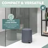 eluno Secchio cosmetico TESERO, secchio con pedale da 4 Anteprima dell’immagine prodotto 3