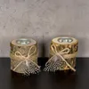 2er Set Teelichthalter Holz je 8,5cm hoch Kerzenhalter Produktbild-Vorschau 2