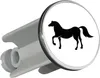 Huuraa Waschbeckenstöpsel Pferd Silhouette 4cm Produktbild-Vorschau 1