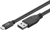 goobay Cavo USB 2.0 da USB C a USB A nero 0,5 m Anteprima dell’immagine prodotto 2