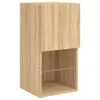 TV skříňky s LED osvětlením 2 ks dub Sonoma 30,5x30x60 cm Náhled obrázku produktu 7