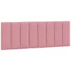 Kopfteil-Kissen "Hanko" Rosa 120 cm Samt Produktbild-Vorschau 1