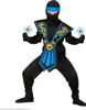 Kombat Ninja Kostüm für Kinder blau Produktbild-Vorschau 3