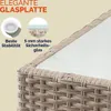 CASARIA® Polyrattan Beistelltisch 58x 58x 42 cm Produktbild-Vorschau 5