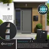 KESSER® Briefkasten Edelstahl mit Zeitungsfach inkl. 3x Produktbild-Vorschau 5