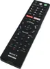 A black Sony TV remote control is shown at an angle against a white background. Náhľad obrázku produktu