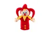 A stuffed jester puppet is shown against a white background. Voir les images du produit