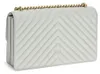 Torebka Love One Classic Dc Sheep Nappa Chevron szara Podgląd zdjęcia produktu 6