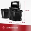 Handmixer 2 rotierende Schüsseln Set schwarz MPM MMR-22Z/C Produktbild-Vorschau 6