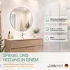 Heidenfeld Infrarot Spiegelheizung | Wandspiegel mit Produktbild-Vorschau 2