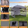 COSTWAY Pop Up Faltpavillon Sonnenschutz, Pavillon mit Produktbild-Vorschau 6