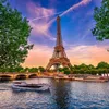 Muralo Selbstklebende Fototapete EIFFELTURM Paris Panorama Produktbild-Vorschau 6
