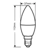LED Kerze C37 E14 8W - tagesweiß Produktbild-Vorschau 3