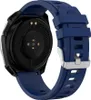 The back of a smartwatch with a blue strap and silver buckle. Náhled obrázku produktu