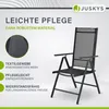 Juskys Aluminium Gartengarnitur Milano Gartenmöbel Set mit Produktbild-Vorschau 5