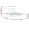 VidaXL 355415, Bílá, 146 cm, 2,07 m, 90 cm, 1400 x 2000 mm, Náhled obrázku produktu 8