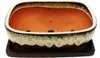 Bonsai-Schale mit Unterteller Gr. 6 Braun-Beige rechteckig Produktbild-Vorschau 2
