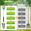 Vigevee 1 Stück Schwarzer Klappspaten 119 cm, 2 in 1 Produktbild-Vorschau 3
