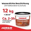 Jurga Dachfarbe Ziegelrot 12kg, Sockelfarbe WASSERDICHT, Produktbild-Vorschau 1