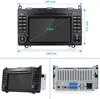 4+64G 7 "Android 14 CD DVD Autoradio Carplay Für Mercedes Podgląd zdjęcia produktu 20