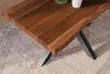 Esstisch 120 x 80 cm Akazie massiv nussbaum Baumkantentisch Produktbild-Vorschau 5