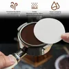 400 runde Espresso-Filterpapiere 58,5 mm, ungebleicht, weiß Voir les images du produit