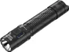 A black Nitecore MH12 Pro flashlight is shown on a white background. Produktbild-Vorschau