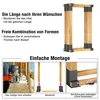 UISEBRT Holzstapelhilfe Feuerverzinkt stabile Stapelhilfe Produktbild-Vorschau 5