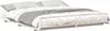 A bed frame with bedding on a white background. Produktbild-Vorschau