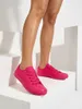 Rosa Sneaker mit runder Kappe und flacher Sohle, Größe 35 Produktbild-Vorschau 1