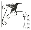 Relaxdays Blumenhaken mit Vogel, Blumenampelhalter für Produktbild-Vorschau 1