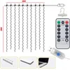 A diagram showing a string of lights with a remote control and power options. Náhled obrázku produktu