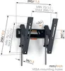 Vogels COMFORT TVM 3215 schwarz Tilt Small Wandhalterung Produktbild-Vorschau 7