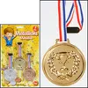 set di 3 medaglie d'oro, d'argento e di bronzo, ciascuna di Anteprima dell’immagine prodotto 4