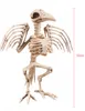 Skelett-Rabe Halloween-Deko 32 cm Produktbild-Vorschau 3