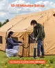 SucceBuy Tenda da campeggio gonfiabile per 8-12 persone con Anteprima dell’immagine prodotto 4