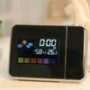 A digital alarm clock with a weather forecast display. Náhled obrázku produktu
