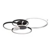 Just Light LED Deckenleuchte Papilon Schwarz/Grau 85x67cm Produktbild-Vorschau 1