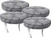 4er Set Stuhlkissen 38x38 cm – Bequemes 10 cm Kissen für Produktbild-Vorschau 1