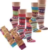 3 Paar bunte Norweger Socken Baumwolle mit schönem Muster Produktbild-Vorschau 2