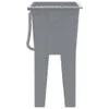 A grey laundry tub with legs and a hose. Náhľad obrázku produktu