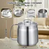 1.5L Ölfiltertopf mit Sieb & Fritteusenkorb & staubdichter Produktbild-Vorschau 2