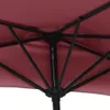 Ombrellone da balcone in alluminio rosso Bordeaux Anteprima dell’immagine prodotto 6