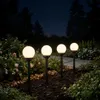 LED Solar Wegleuchte 'Globus' - warmweiße LED - H: 27cm - Produktbild-Vorschau 9