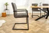 riess-ambiente Moderner Freischwinger Stuhl LOFT taupe grau Produktbild-Vorschau 3
