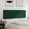 vidaXL Kopfteil-Kissen "Hanko" Dunkelgrün 120 cm Samt Produktbild-Vorschau 2