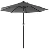 SONGMICS Sonnenschirm Ø 300 cm mit 32 LED-Lämpchen Produktbild-Vorschau 5