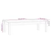 Couchtisch 110x50x30 cm Massivholz Kiefer Produktbild-Vorschau 8