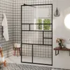 vidaXL Duschwand für Begehbare Dusche mit Klarem ESG Glas Produktbild-Vorschau 2